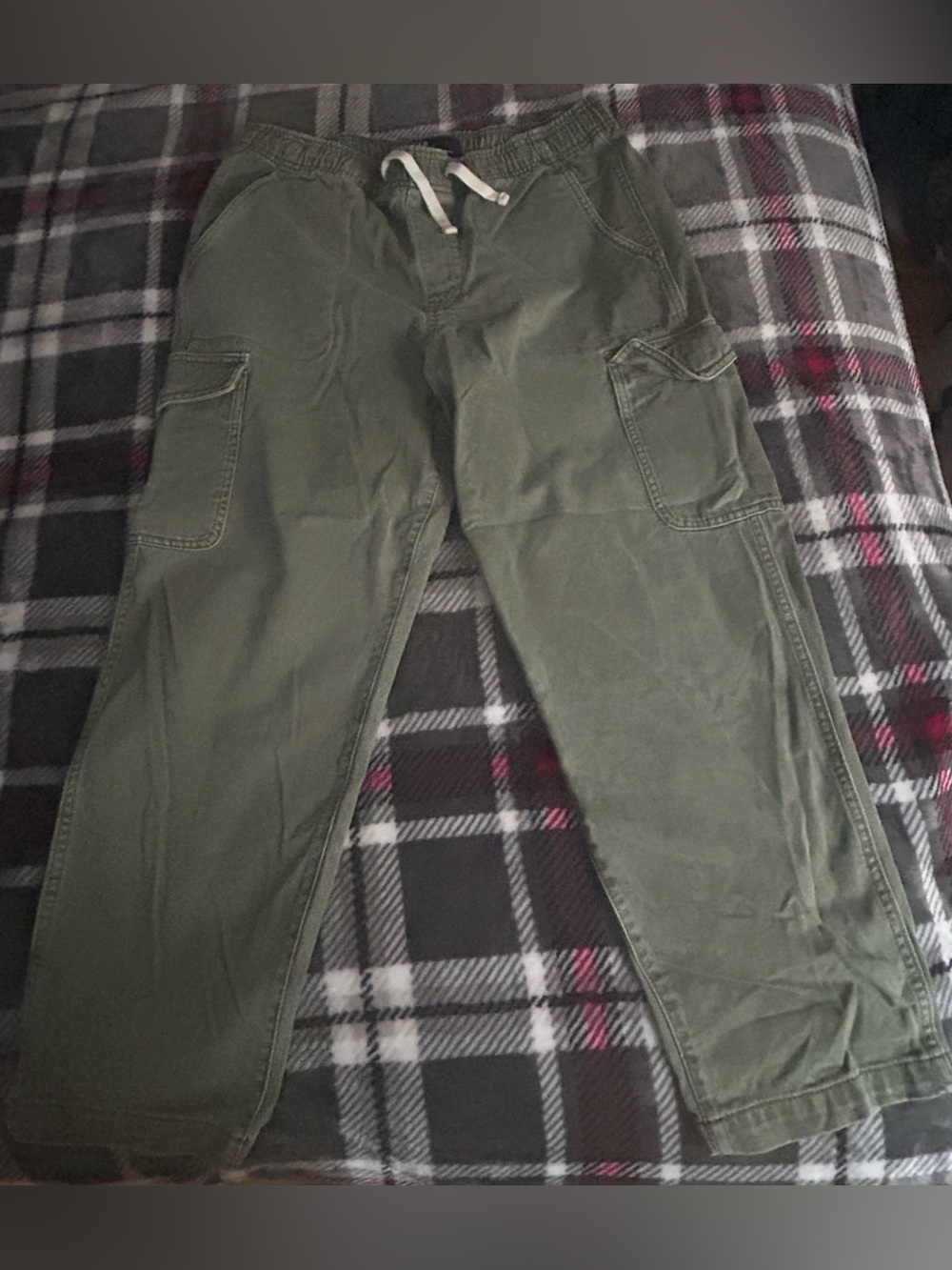 GAP Cargo Easy Jean Pull On Green Large - Picture 4 of 9